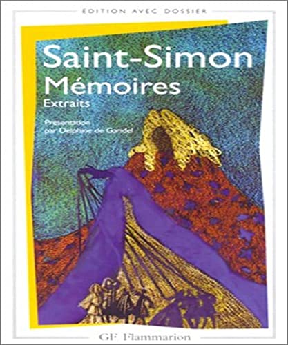 Beispielbild fr Saint-Simon : Mmoires - Extraits zum Verkauf von Ammareal