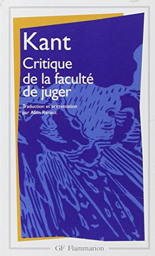 Critique de la faculte de juger (9782080710888) by Kant Emmanuel