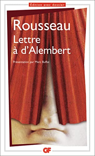 Beispielbild fr Lettre  d'Alembert zum Verkauf von medimops