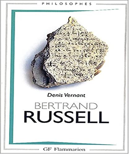 Bertrand Russell (Philosophie) (French Edition) (9782080711922) by Denis Vernant