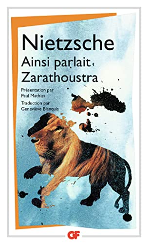 Beispielbild fr Ainsi Parlait Zarathoustra zum Verkauf von WorldofBooks