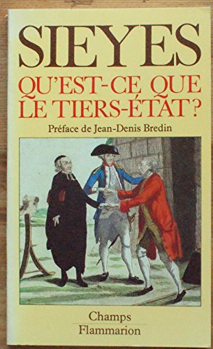 Stock image for Qu'est-ce que le Tiers Etat? for sale by medimops