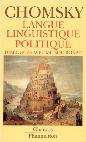 Langue, linguistique, politique dialogues avec mitsou (9782080812612) by Chomsky Noam