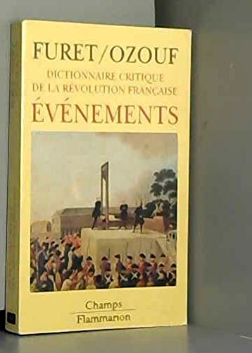 Dictionnaire critique revolution francaise: evenements (9782080812667) by Furet FranÃ§ois