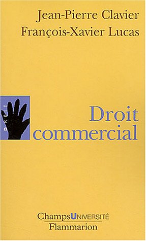 Beispielbild fr Droit commercial zum Verkauf von medimops