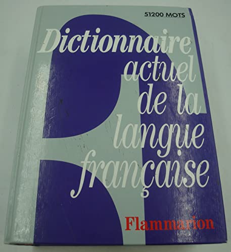 9782081120051: Dictionnaire actuel de la langue francaise 1995
