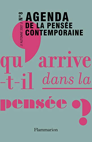 9782081207042: Agenda de la pense contemporaine (8)