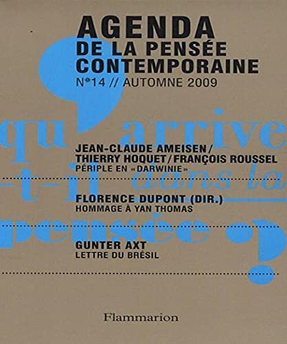 9782081220072: Agenda de la pense contemporaine (15)