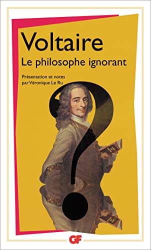 9782081222908: Le Philosophe ignorant