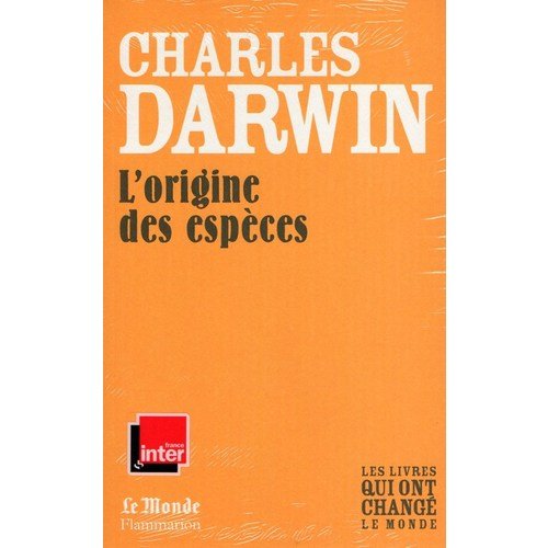 9782081226517: L'origine des especes (monde): Au moyen de la slection naturelle ou La prservation des races favorises dans la lutte pour la vie