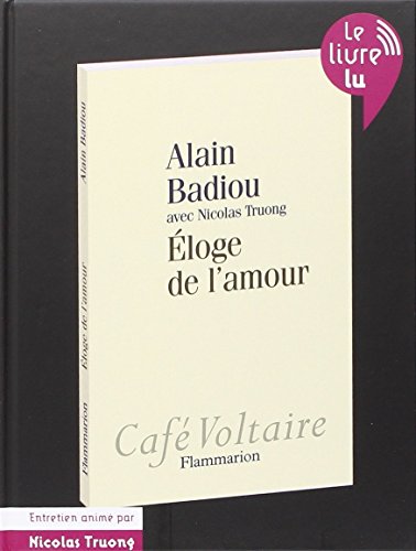 Stock image for L'eloge de l'amour (audiobook) for sale by medimops
