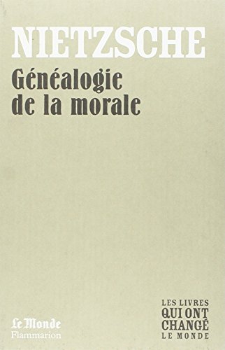 Stock image for GENEALOGIE DE LA MORALE (MONDE) for sale by Librairie Pic de la Mirandole