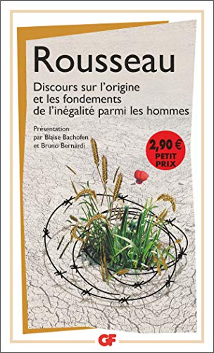 Imagen de archivo de discours sur l'origine et les fondements de l'ingalit parmi les hommes a la venta por Better World Books