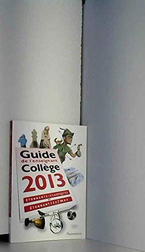 Imagen de archivo de Guide pedagogique college ec 2013 a la venta por Ammareal