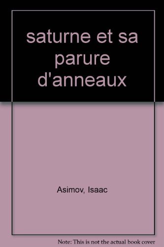 Stock image for saturne et sa parure d'anneaux for sale by Better World Books