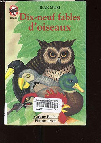 Imagen de archivo de Dix-neuf fables d'oiseaux a la venta por Ammareal