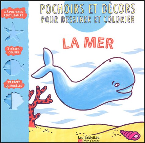 Imagen de archivo de La mer : Pochoirs et dcors pour dessiner et colorier a la venta por EPICERIE CULTURELLE