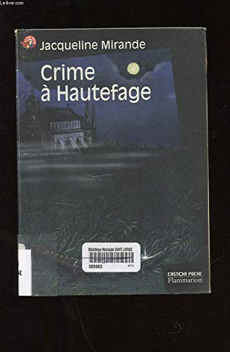 Stock image for Crime  Hautefage for sale by Ammareal