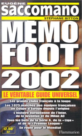 Beispielbild fr Mmo foot 2002 zum Verkauf von medimops