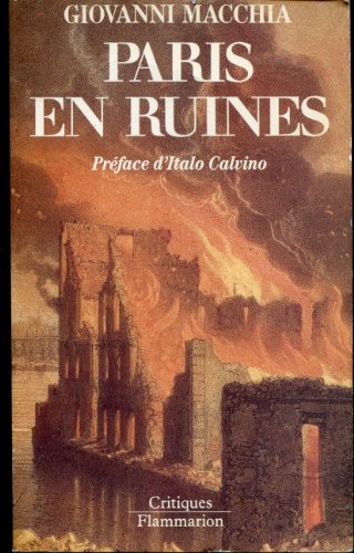 9782082103213: Paris en ruine: - TRADUIT DE L'ITALIEN - PREFACE