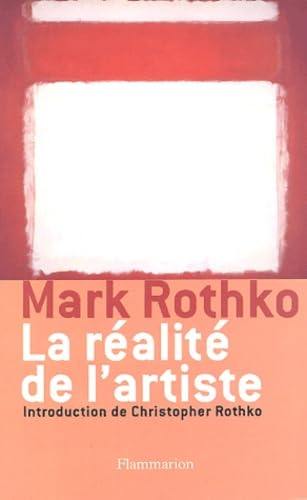 Imagen de archivo de La Ralit de l`artiste a la venta por Buchpark