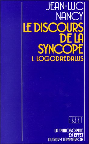 9782082125000: Le Discours de la syncope: Logodaedalus (1)