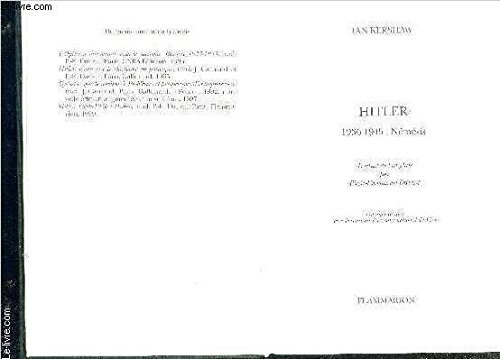 Imagen de archivo de Hitler, tome 2 : 1936-1945 a la venta por medimops