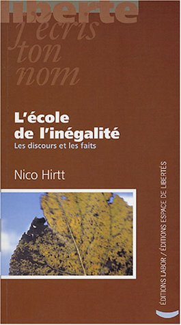 Stock image for L'cole de l'ingalit for sale by Ammareal