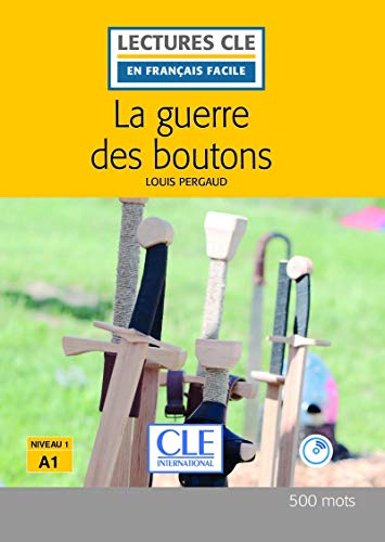 Beispielbild fr La guerre des boutons - Niveau 1/A1 - Lecture CLE en Franais Facile   Livre + CD - 2me dition zum Verkauf von Agapea Libros