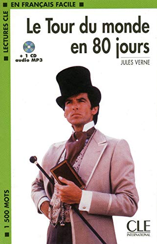 Imagen de archivo de Le Tour Du Monde En 80 Jours: 1 CD Audio MP3 (Lectures Cle En Francais Facile: Niveau 1) a la venta por Studibuch