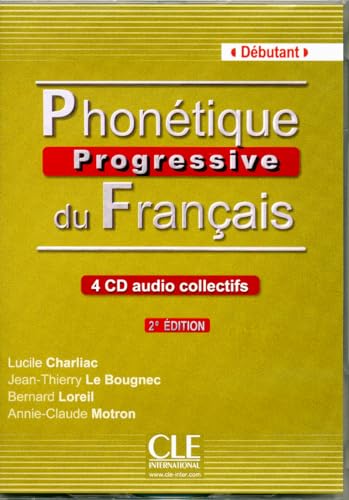 Stock image for Phonetique Progressive du Francais. Niveau Dbutant (4 CD audio) (French Edit. for sale by Iridium_Books