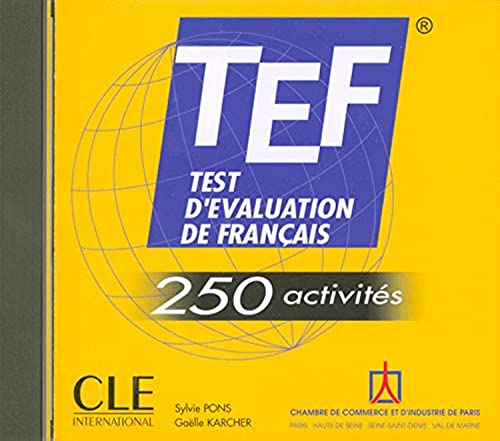 9782090323160: TEF Test d'evaluation de franais 250 activits CD-Audio