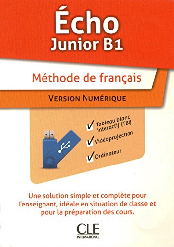 9782090326635: Echo Junior: Version Numerique Pour Tbi Sur Cle Usb B1 (French Edition)