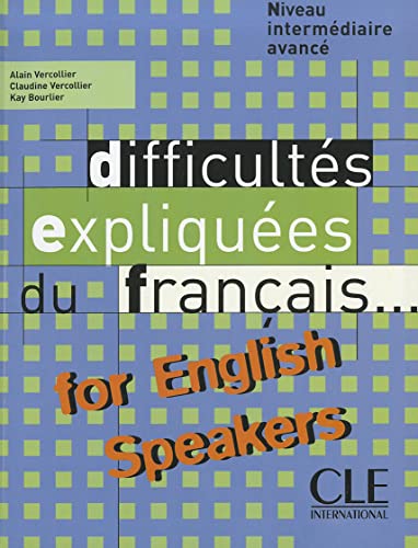 Imagen de archivo de Difficultes Expliquees du Francais a la venta por Better World Books