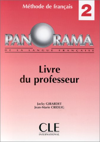 9782090337242: Panorama Niveau 2. Livre Du Professeur: Livre du professeur 2 - old edition