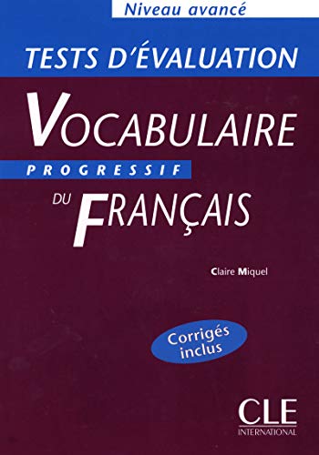 9782090338713: Tests d'valuation du vocabulaire progressif du franais - Niveau avanc - Livre