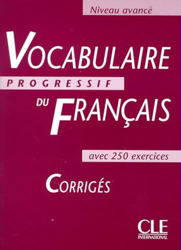 Beispielbild fr Vocabulaire Progressif du Francais : Advanced Text Answer Key zum Verkauf von Better World Books Ltd