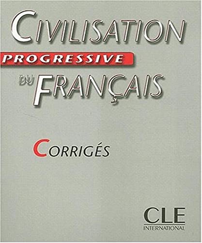 Imagen de archivo de Civilisation progressive du franais : Corrigs a la venta por Ammareal