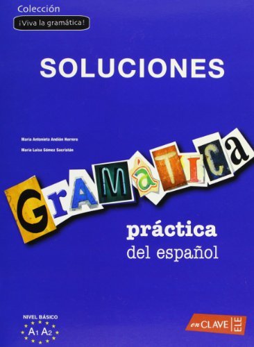 Beispielbild fr Gramatica practica del espanol, nivel elemental : Solucionario zum Verkauf von medimops