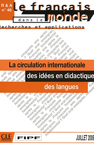 Stock image for La Circulation Internationale Des Idees En Didactique Des Languages (July 2009) for sale by AwesomeBooks