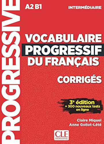 Beispielbild fr Corrigs vocabulaire progressif niveau intermdiaire 3 dition zum Verkauf von Books Unplugged