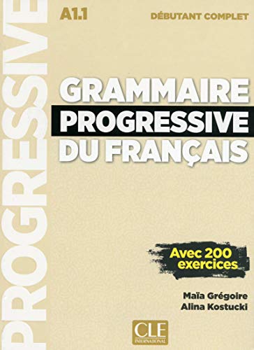 Stock image for Grammaire progressive du franais - Niveau dbutant complet - Livre + CD + Livre-web - Nouvelle couverture for sale by Ammareal