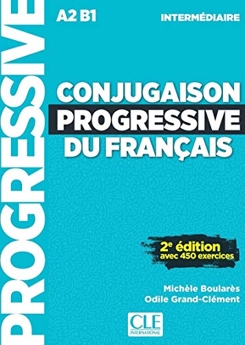 Beispielbild fr Conjugaison progressive du francais - Niveau intermediaire - Livre + CD - 2eme edition Nouvelle couverture - 450 exercices (French Edition) zum Verkauf von GF Books, Inc.