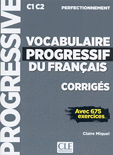 Beispielbild fr Vocabulaire progressif du franais - Niveau perfectionnement - Corrigs - Nouvelle couverture zum Verkauf von medimops