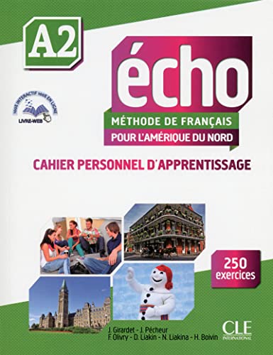 9782090385144: Echo A2 mthode de franais pour l'Amrique du Nord: Cahier personnel d'apprentissage