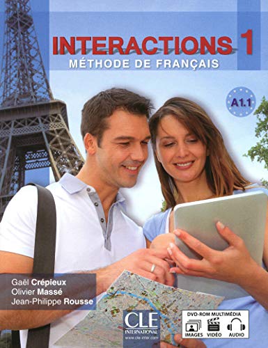 Imagen de archivo de Interactions 1 - Niveau A1.1 - Livre de l'lve + DVD Rom a la venta por Ammareal