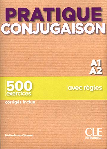 Stock image for PRATIQUE CONJUGAISON - NIVEAU A1;A2 - LIVRE + CORRIGES for sale by Agapea Libros