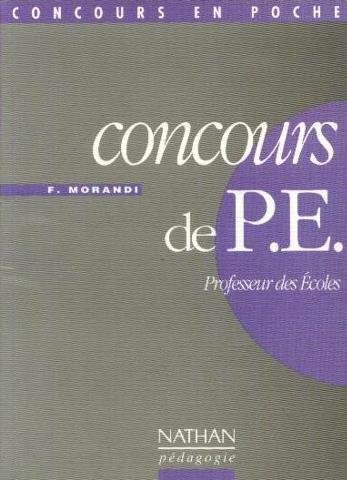 Imagen de archivo de Concours de PE, professeur des coles a la venta por medimops