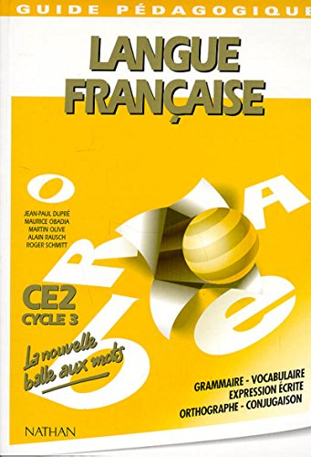 9782091206172: LANGUE FRANCAISE CE2. Guide pdagogique