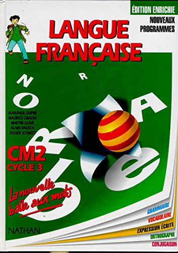 Beispielbild fr Nouvelle balle aux mots, CM2, lve (French Edition) zum Verkauf von Better World Books